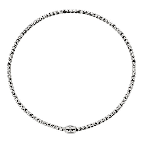 Eka Flex'it D-Link White Gold and Diamond Necklace